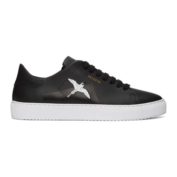 Axel Arigato Black Taped Bird Clean 90 Sneakers