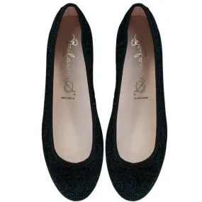 Bailarinas EMMA AZU Blue Shimmer Ballerina Flats