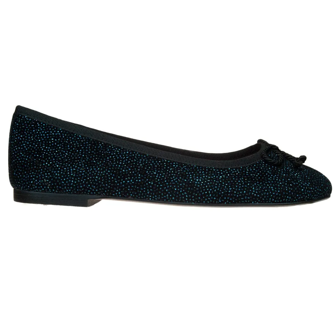 Bailarinas EMMA AZU Blue Shimmer Ballerina Flats