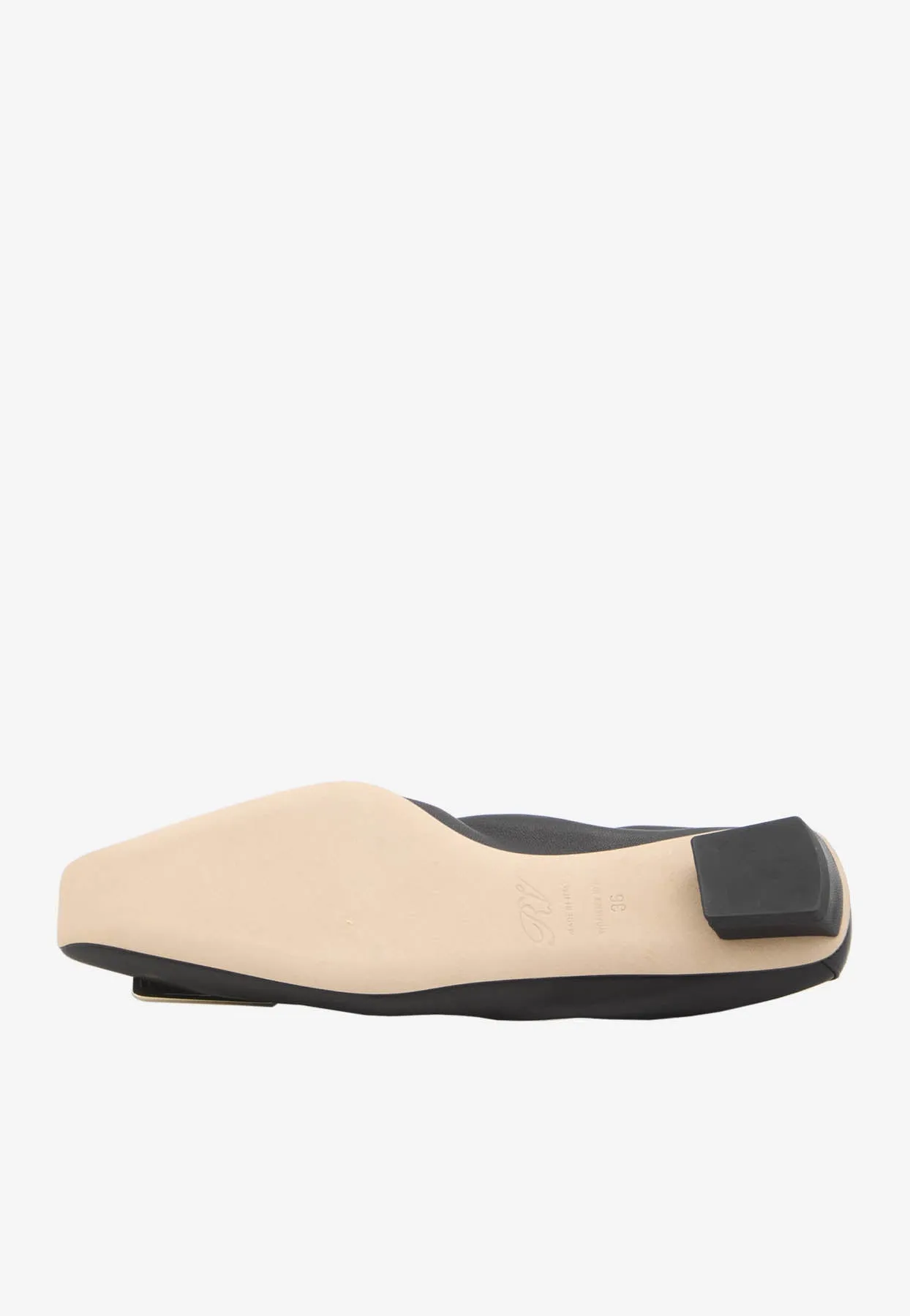 Belle Vivier Leather Ballet Flats