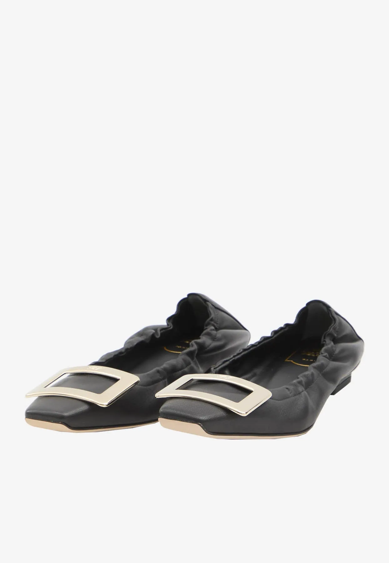 Belle Vivier Leather Ballet Flats