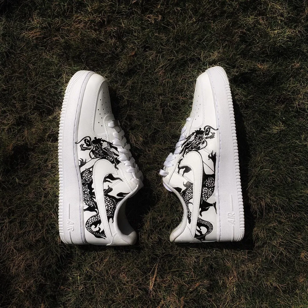 Black Dragon Custom Air Force 1