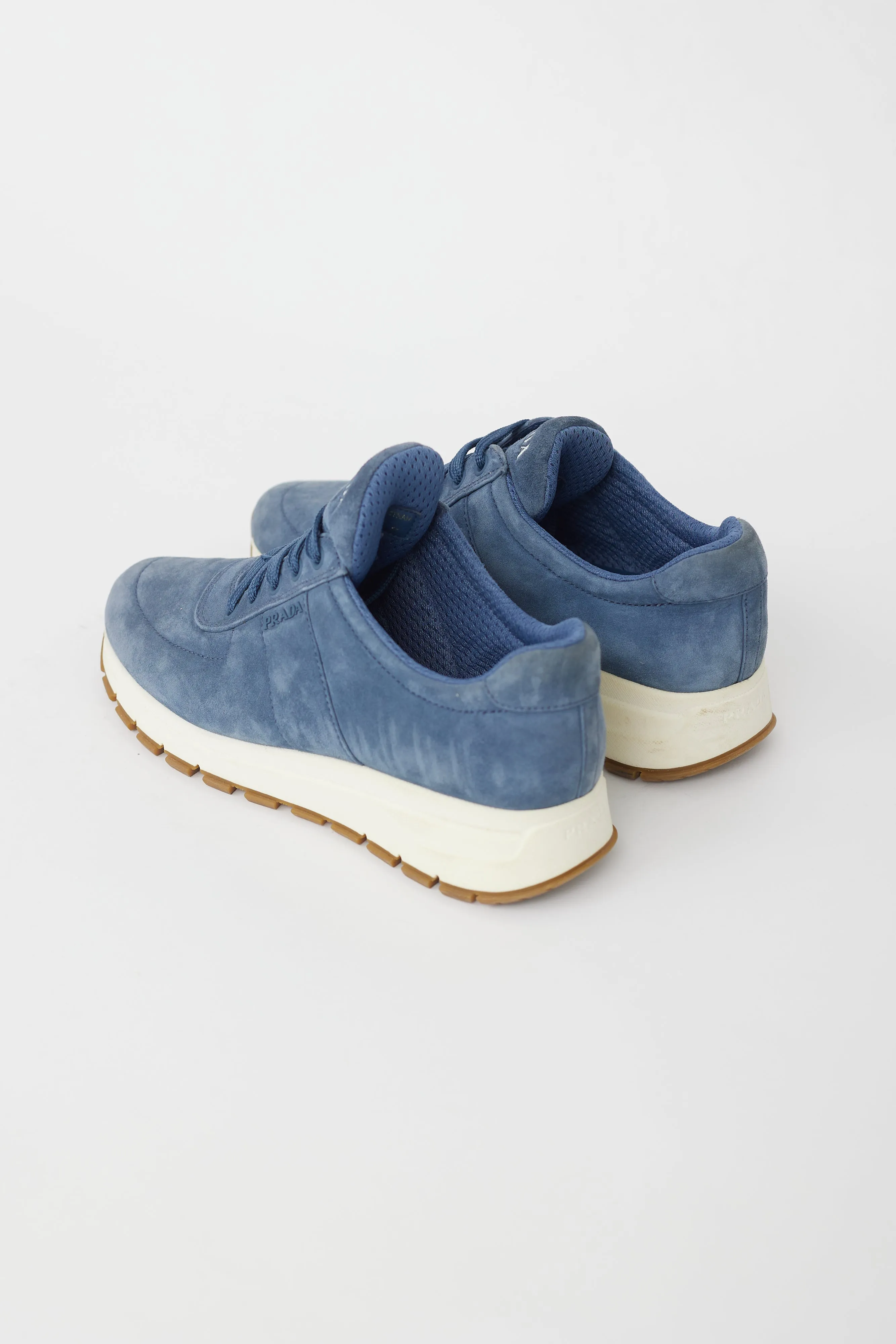 Blue Suede Runner Sneaker