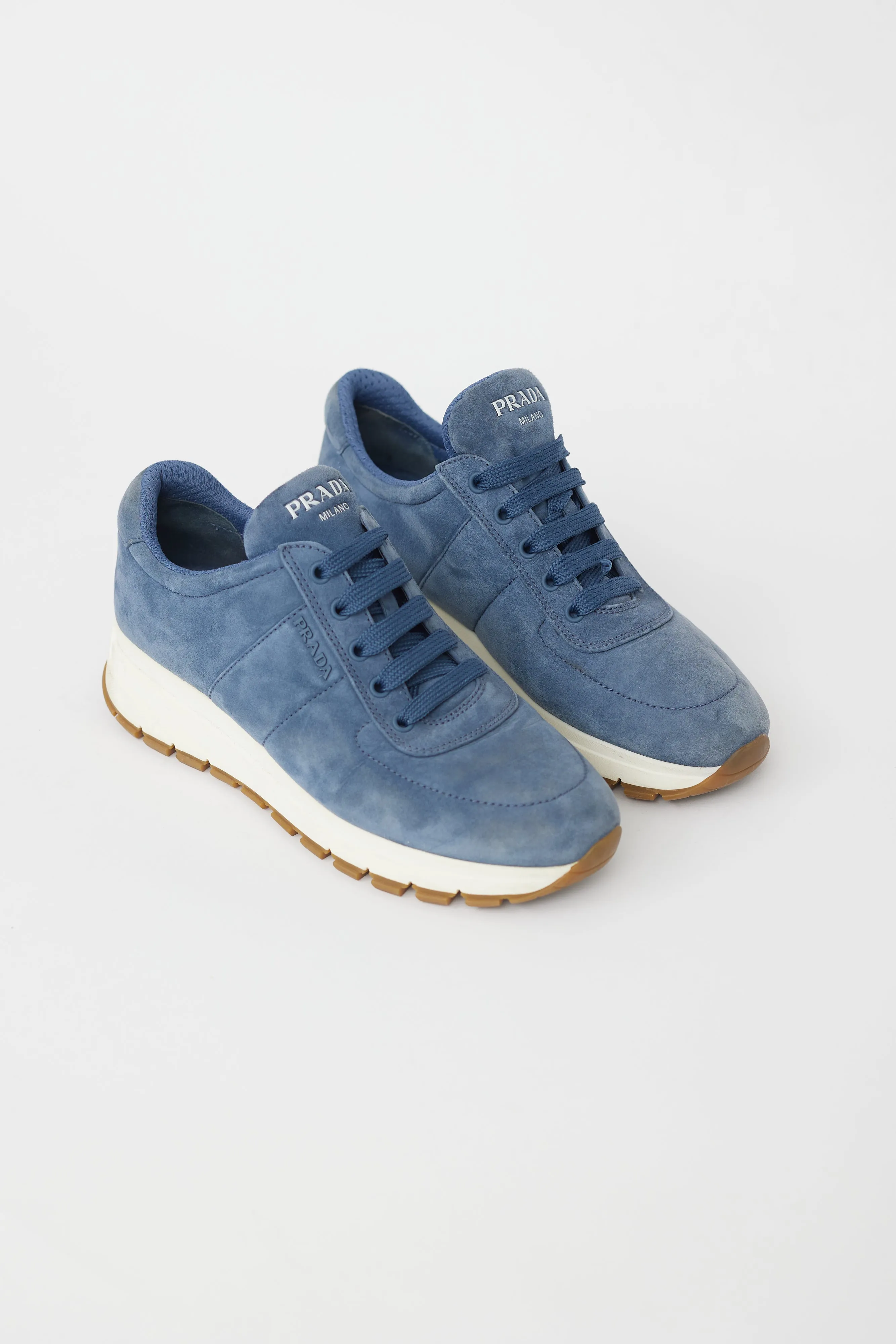 Blue Suede Runner Sneaker