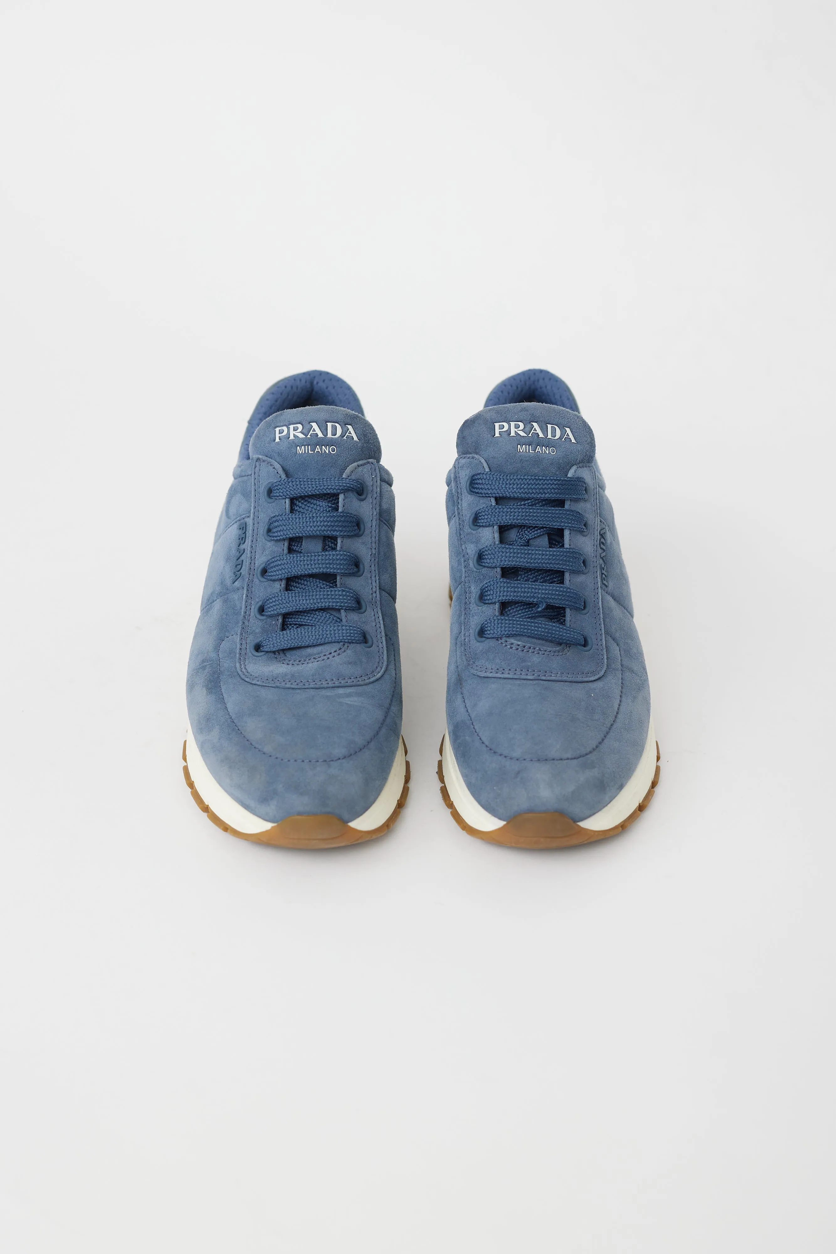 Blue Suede Runner Sneaker