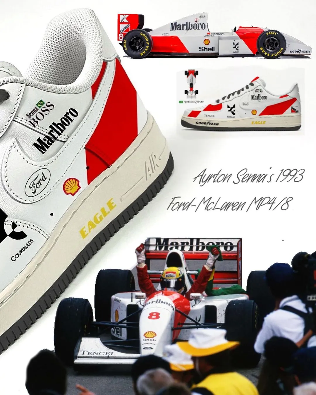 Car Color Blue Yellow Red Custom Air Force 1