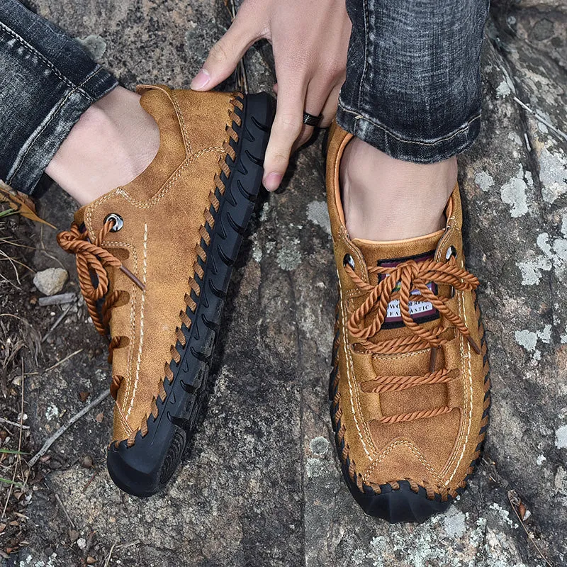Men's Casual Breathable Leather Moccasins