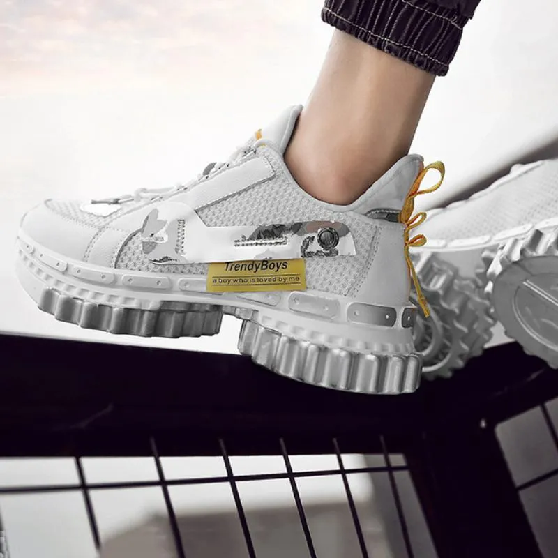 Men's Casual Breathable Lighted Sneakers