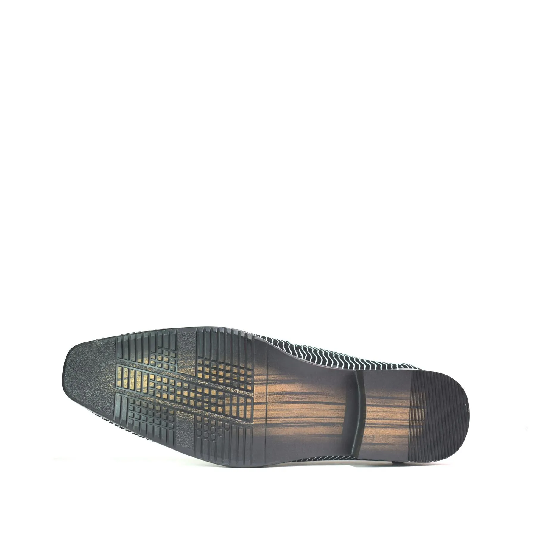 Mens Slip On Shoes Black/White