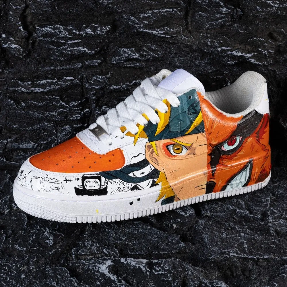 Naruto and Kurama Custom Air Force 1