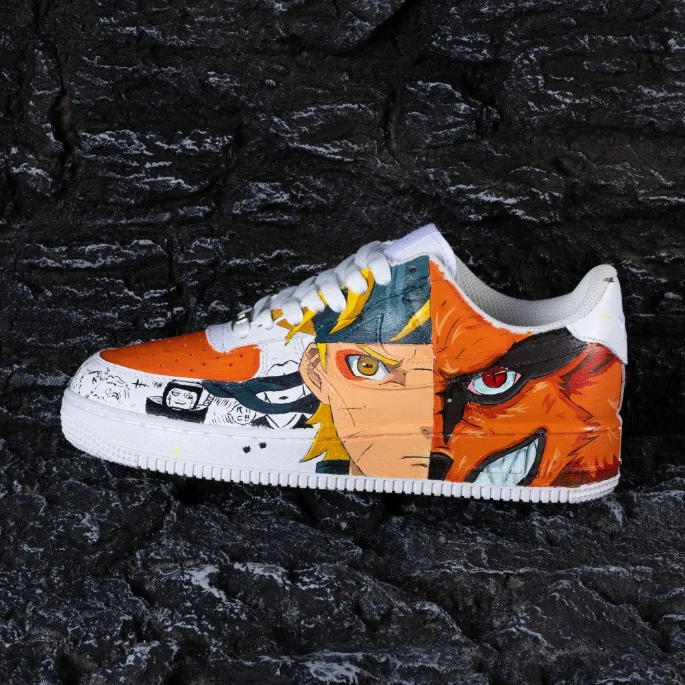 Naruto and Kurama Custom Air Force 1