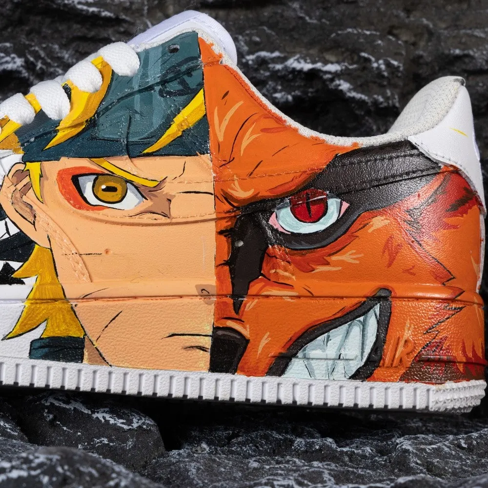 Naruto and Kurama Custom Air Force 1