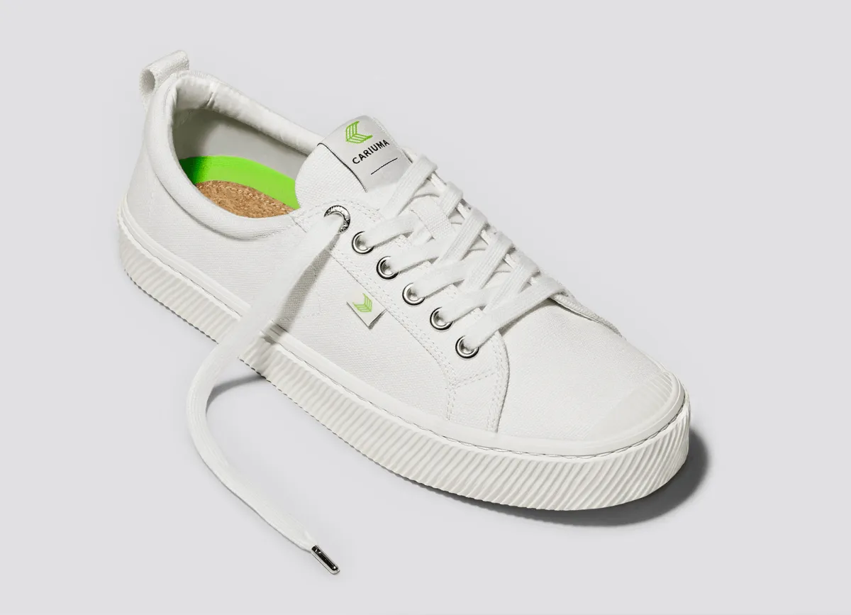 OCA Low Canvas Sneaker in Off-White
