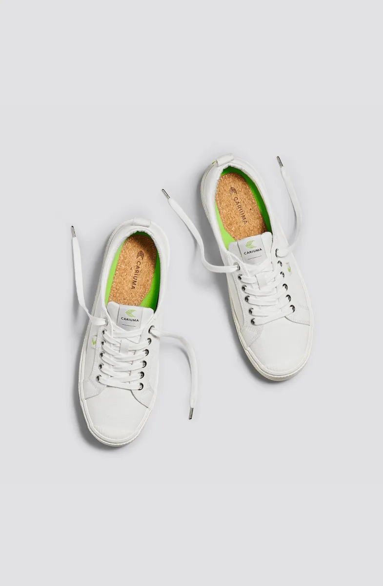 OCA Low Canvas Sneaker in Off-White