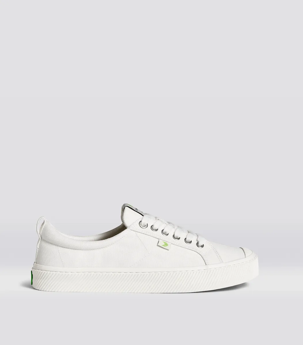 OCA Low Canvas Sneaker in Off-White
