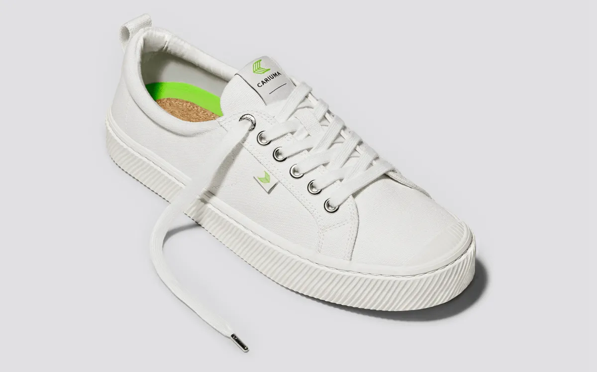 OCA Low Canvas Sneaker in Off-White