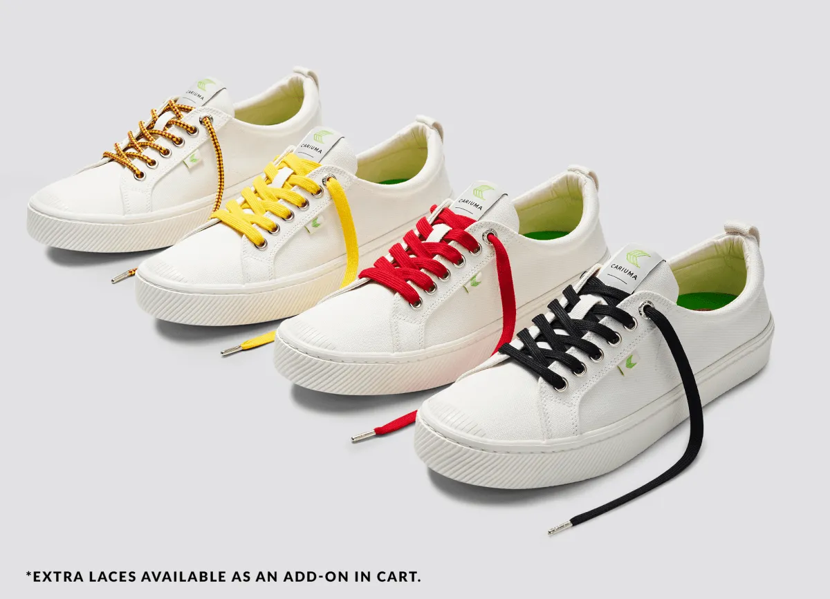 OCA Low Canvas Sneaker in Off-White