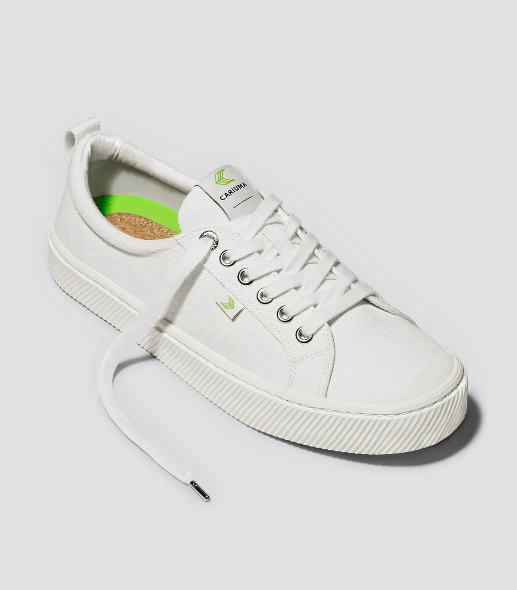 OCA Low Canvas Sneaker in Off-White