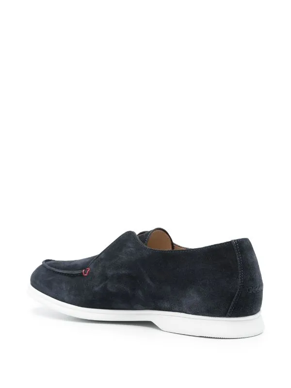 slip-on suede loafers