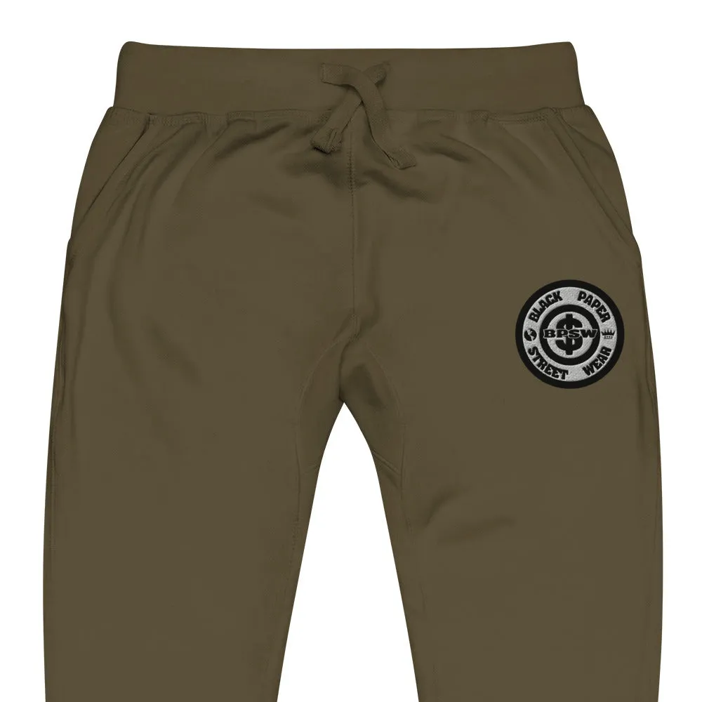 Sweatsuit Sweatpants - Embroidered Circle Logo(CUT SMALL)