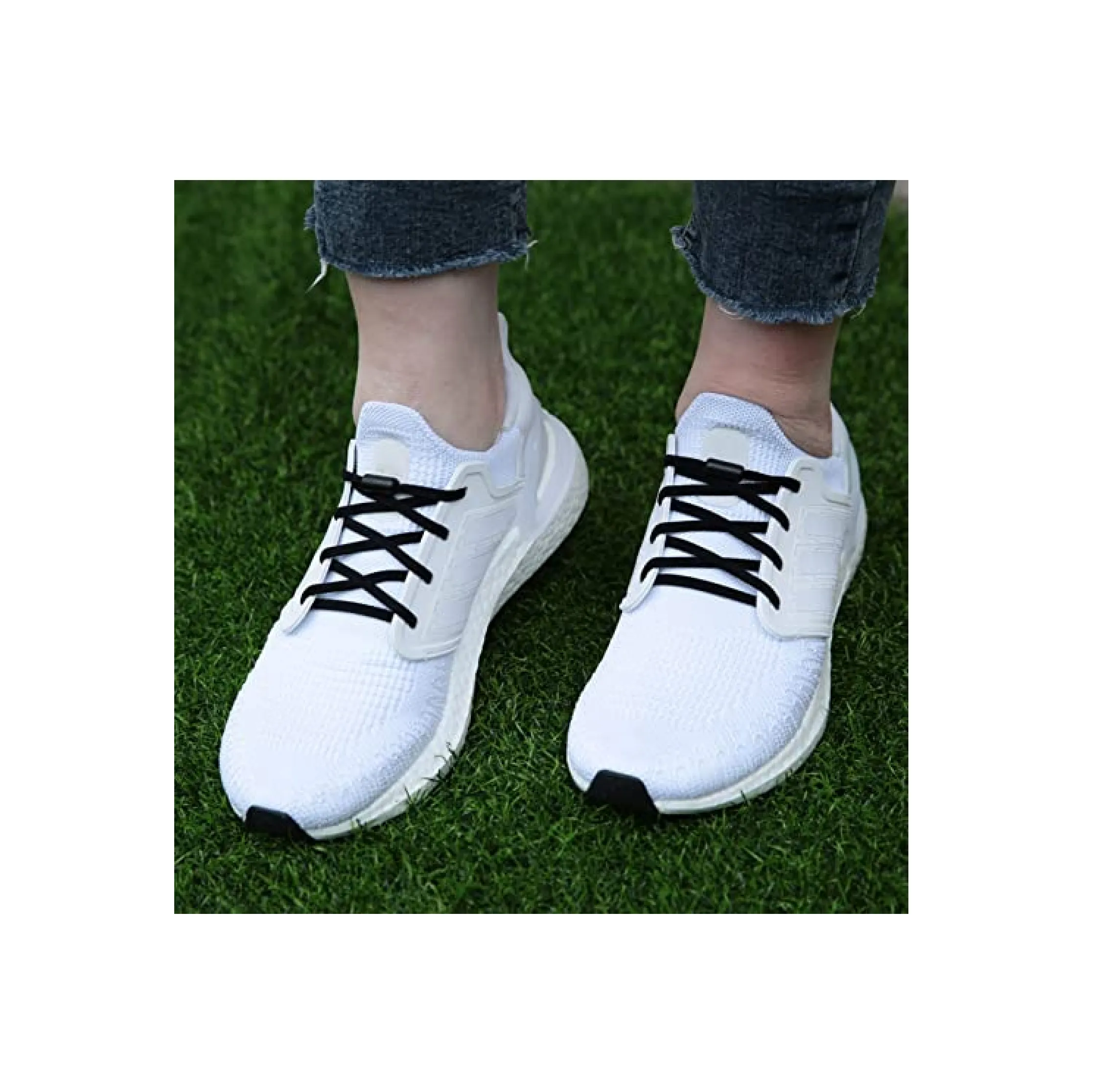 ZHENTOR Elastic No Tie Shoe laces for Adults Kids and Elderly, Elastic Shoelaces for Sneakers